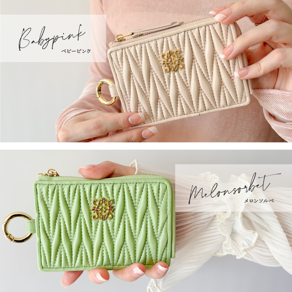 フラグメントケース レディース 本革 薄型 ミニ財布 小さい財布 スリム カードケース 30代 40代 50代 ラシエム | LASIEM | 22