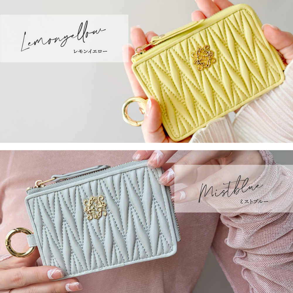 フラグメントケース レディース 本革 薄型 ミニ財布 小さい財布 スリム カードケース 30代 40代 50代 ラシエム | LASIEM | 23