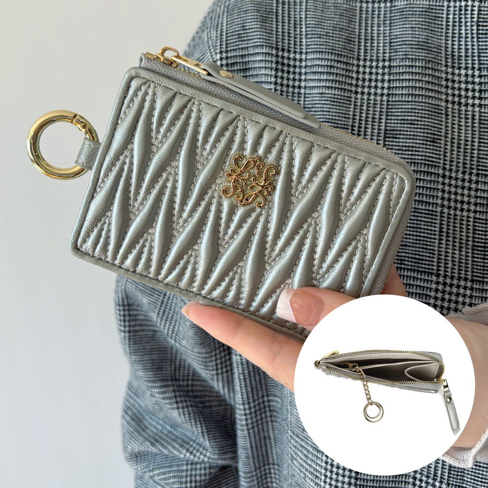 フラグメントケース レディース 本革 薄型 ミニ財布 小さい財布 スリム カードケース 30代 40代 50代 ラシエム | LASIEM | 04