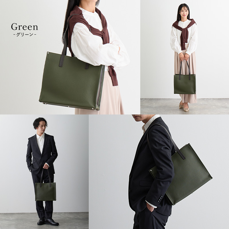 トートバッグ メンズ ビジネス 大容量 軽いバッグ 通勤 シンプル 黒 本革 30代 40代 50代 ラシエム |  | 08