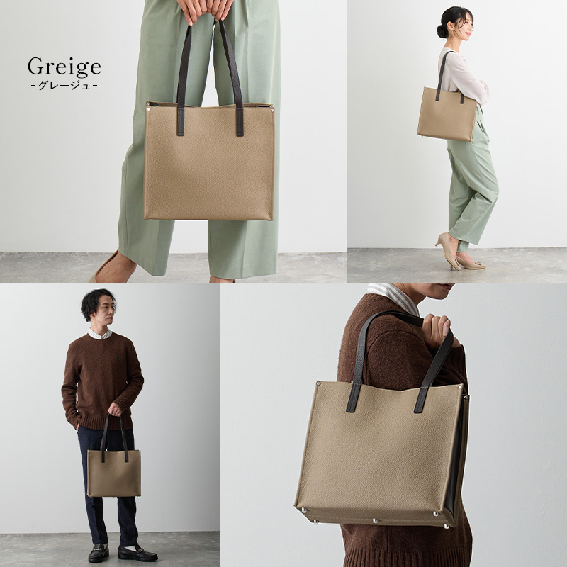 トートバッグ メンズ ビジネス 大容量 軽いバッグ 通勤 シンプル 黒 本革 30代 40代 50代 ラシエム |  | 09