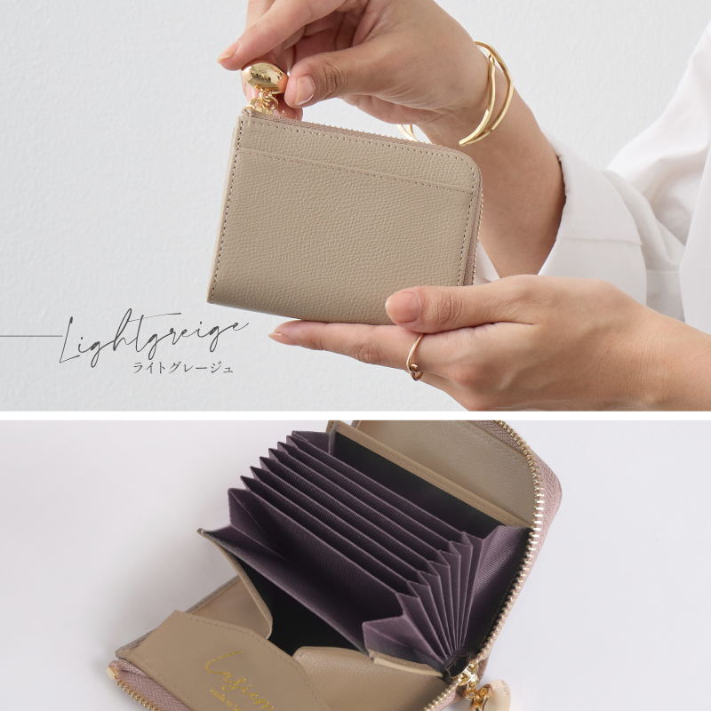 二つ折り財布 日本製 本革 姫路レザーレディース コンパクト 小さめ 極小 ミニ 小銭入れ ブランド 30代 40代 50代 ラシエム | LASIEM | 17