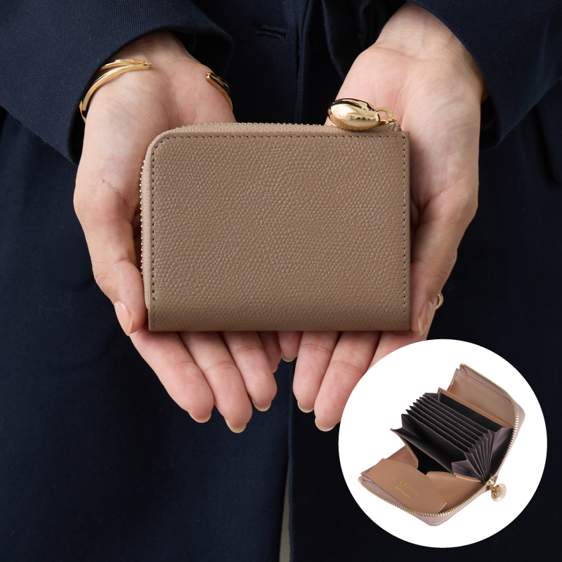 二つ折り財布 日本製 本革 姫路レザーレディース コンパクト 小さめ 極小 ミニ 小銭入れ ブランド 30代 40代 50代 ラシエム | LASIEM | 03