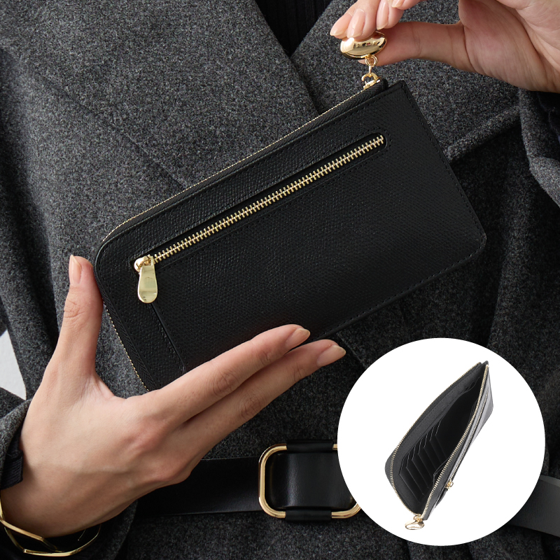 長財布 財布 日本製 本革 姫路レザー レディース 小さい長財布 薄い ブランド ミニ 30代 40代 50代 ラシエム | LASIEM | 01