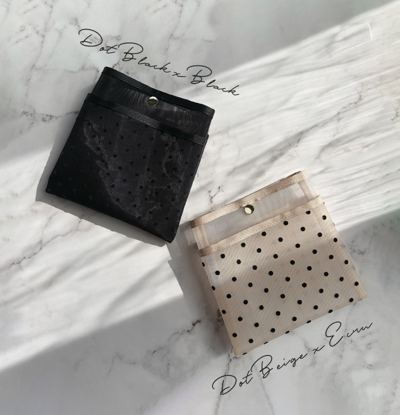 メッシュポーチ ハンカチポーチ メッシュ かわいい おしゃれ 清潔 衛生的 ケース 30代 40代 50代 ラシエム |  | 20