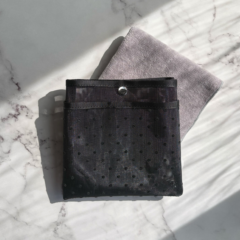 メッシュポーチ ハンカチポーチ メッシュ かわいい おしゃれ 清潔 衛生的 ケース 30代 40代 50代 ラシエム |  | 01