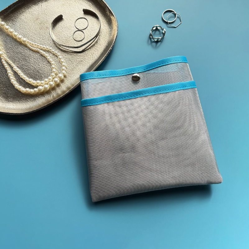 メッシュポーチ ハンカチポーチ メッシュ かわいい おしゃれ 清潔 衛生的 ケース 30代 40代 50代 ラシエム |  | 04