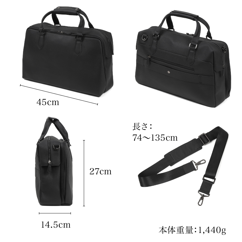 ビジネスバッグ メンズ 本革 大容量 自立 ボストンバッグ 通勤 トート兼用 30代 40代 50代 ラシエム爆買 |  | 19