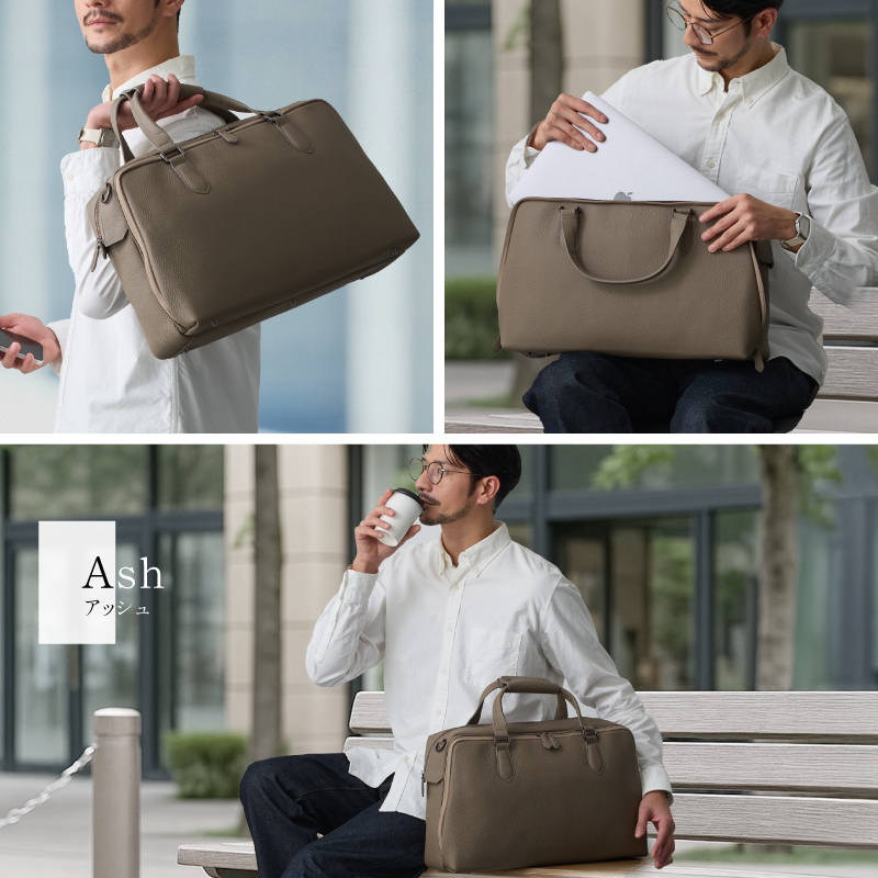 ビジネスバッグ メンズ 本革 大容量 自立 ボストンバッグ 通勤 トート兼用 30代 40代 50代 ラシエム爆買 |  | 08