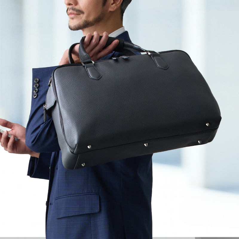 ビジネスバッグ メンズ 本革 大容量 自立 ボストンバッグ 通勤 トート