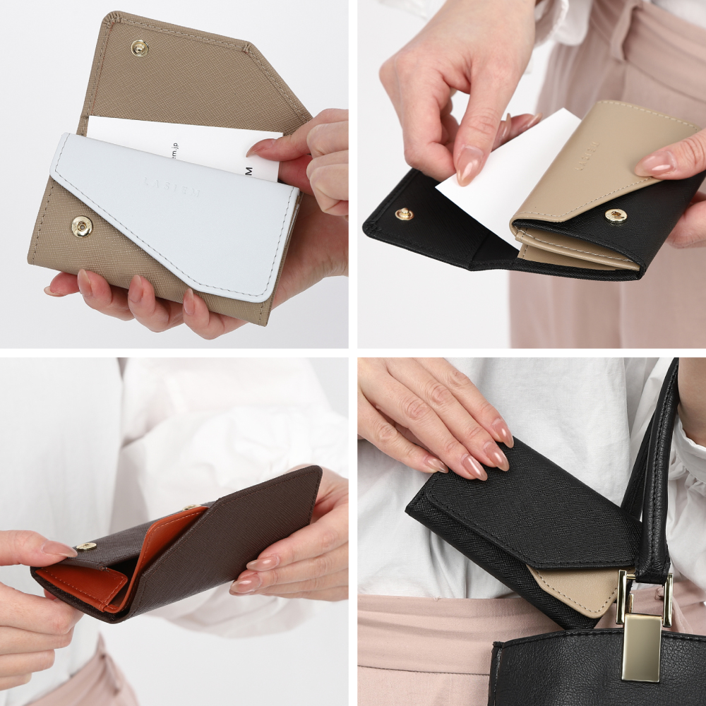 LASIEM ラシエム 名刺入れ レディース 名刺ケース 本革 レザー 仕切り ビジネス おしゃれ かわいい | LASIEM | 22