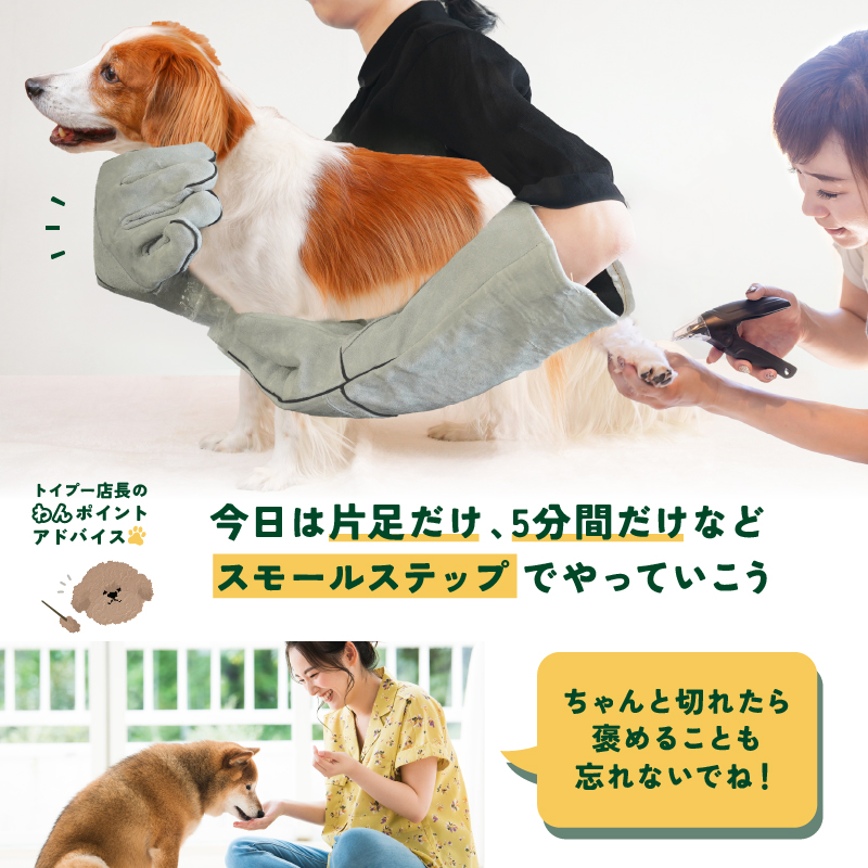 ペットグローブ 45センチ 噛みつき防止 手袋 犬 猫 保護 厚手 ラシエム |  | 09