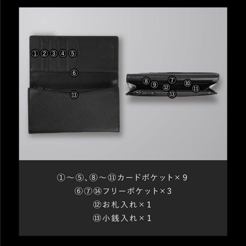 ＼1/3までクーポンで20％off／長財布 メンズ 本革 小さい長財布 薄型 小さめ カードケース 小銭入れ 30代 40代 50代 ラシエム | LASIEM | 10