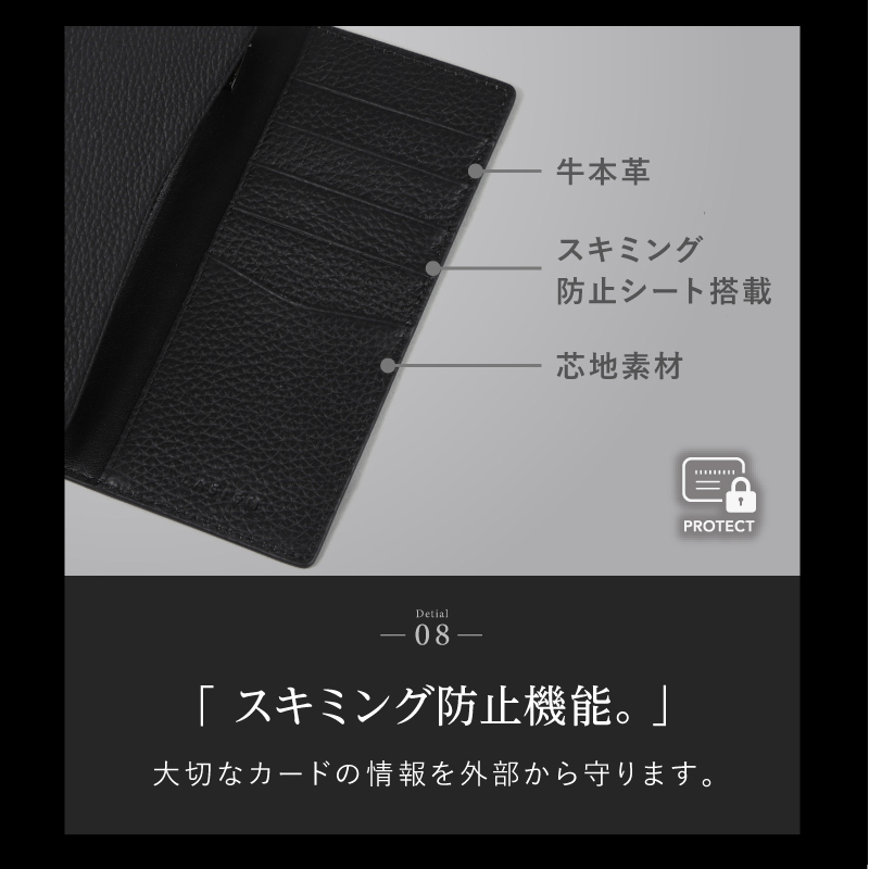 ＼1/3までクーポンで20％off／長財布 メンズ 本革 小さい長財布 薄型 小さめ カードケース 小銭入れ 30代 40代 50代 ラシエム | LASIEM | 16