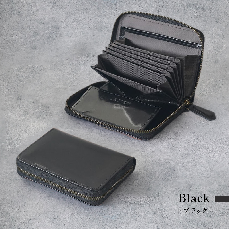 二つ折り財布 メンズ 本革 ミニ財布 小さい財布 コンパクト カードケース 30代 40代 50代 ラシエム | LASIEM | 12