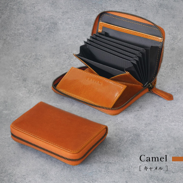 二つ折り財布 メンズ 本革 ミニ財布 小さい財布 コンパクト カードケース 30代 40代 50代 ラシエム | LASIEM | 05