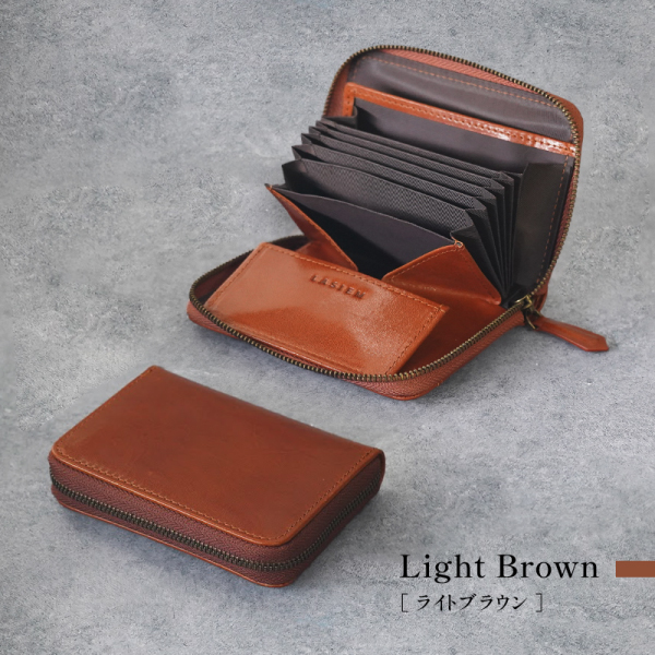 二つ折り財布 メンズ 本革 ミニ財布 小さい財布 コンパクト カードケース 30代 40代 50代 ラシエム | LASIEM | 04