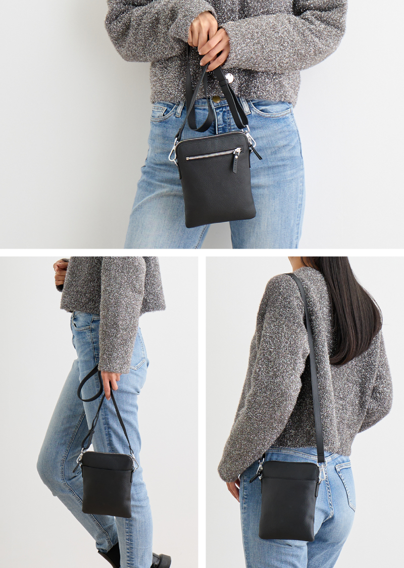 スマホショルダー 本革 レディース メンズ スマホポシェット サコッシュ 斜めがけ 軽いバッグ 30代 40代 50代 ラシエム | LASIEM | 07