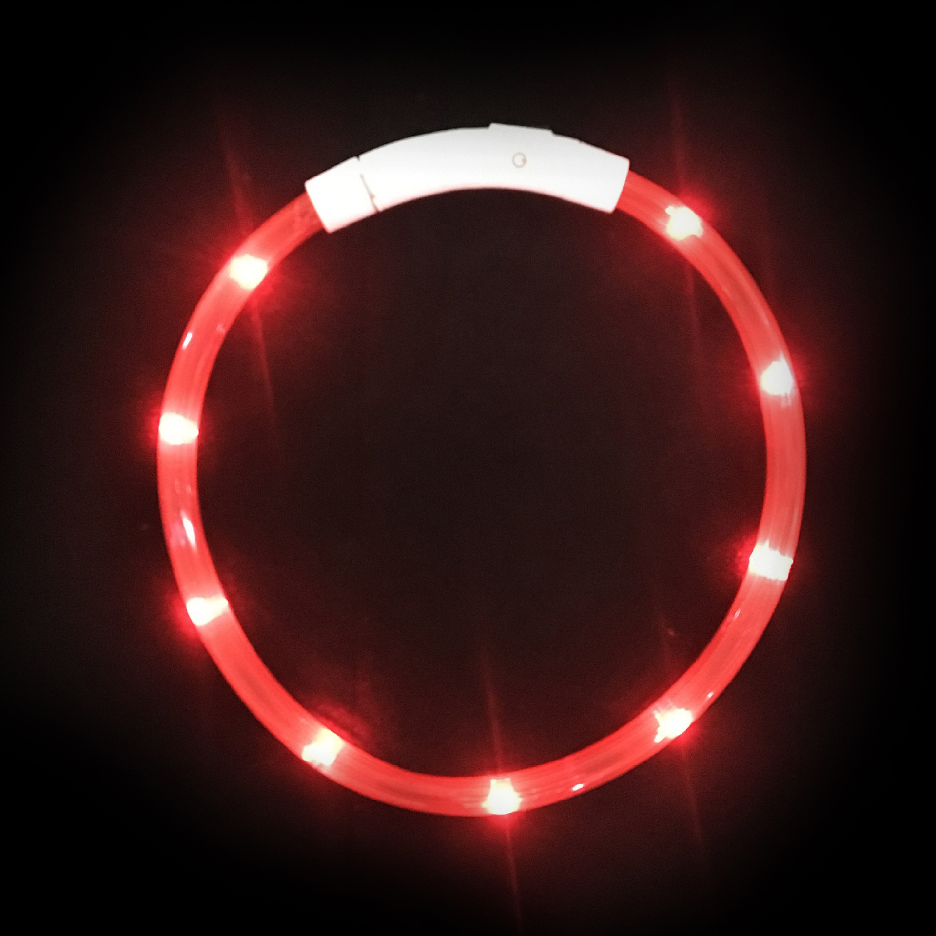 光る首輪 犬用 レインボー usb 充電 首輪 犬 猫 大型犬 小型犬 ペット LED ライト ラシエム |  | 02