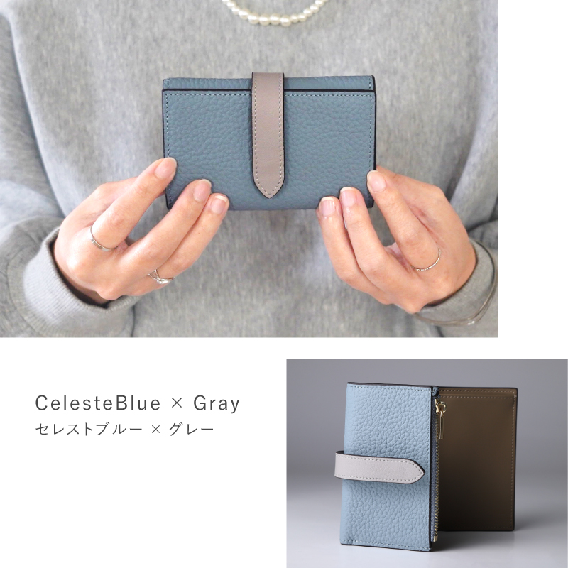 三つ折り財布 レディース 本革 ミニ財布 小さい財布 コンパクト ミニウォレット 30代 40代 50代 ラシエム | LASIEM | 17