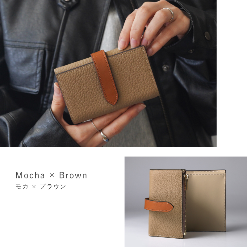 三つ折り財布 レディース 本革 ミニ財布 小さい財布 コンパクト ミニウォレット 30代 40代 50代 ラシエム | LASIEM | 16