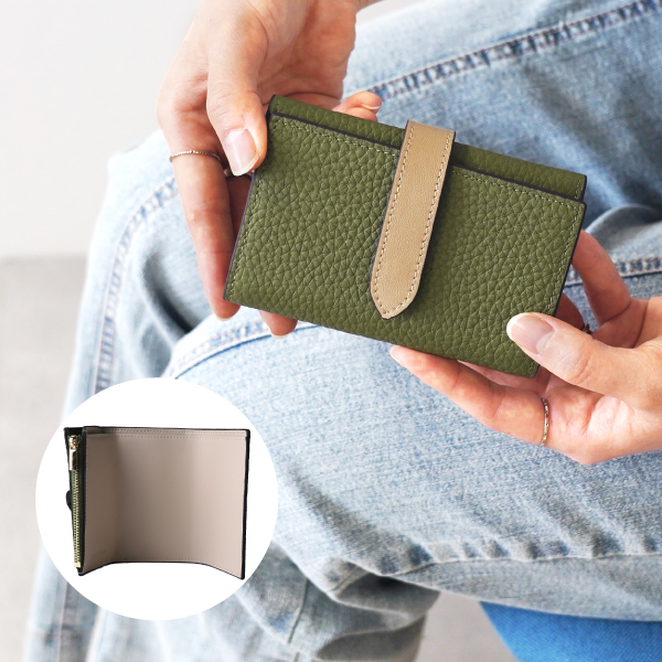 三つ折り財布 レディース 本革 ミニ財布 小さい財布 コンパクト ミニウォレット 30代 40代 50代 ラシエム | LASIEM | 06