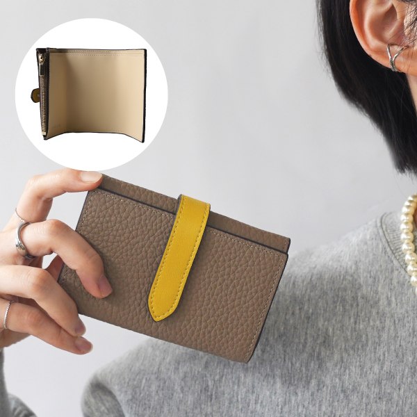 三つ折り財布 レディース 本革 ミニ財布 小さい財布 コンパクト ミニウォレット 30代 40代 50代 ラシエム | LASIEM | 03