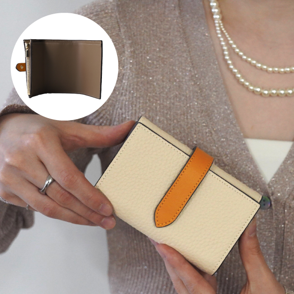 三つ折り財布 レディース 本革 ミニ財布 小さい財布 コンパクト ミニウォレット 30代 40代 50代 ラシエム | LASIEM | 04