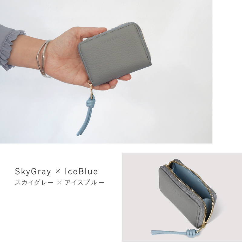 キーケース レディース スマートキーケース スマートキー 革 本革 レザー 小銭入れ カード 車 家 免許証 鍵 ラシエム | LASIEM | 13
