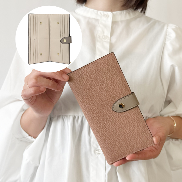 長財布 レディース 薄い財布 薄型長財布 スリム 本革 大容量 スキミング防止 かわいい おしゃれ 30代 40代 50代 ラシエム | LASIEM | 02