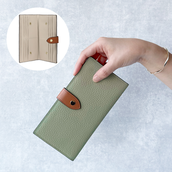 長財布 レディース 薄い財布 薄型長財布 スリム 本革 大容量 スキミング防止 かわいい おしゃれ 30代 40代 50代 ラシエム | LASIEM | 01