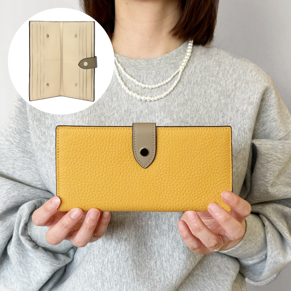 長財布 レディース 薄い財布 薄型長財布 スリム 本革 大容量 スキミング防止 かわいい おしゃれ 30代 40代 50代 ラシエム | LASIEM | 08