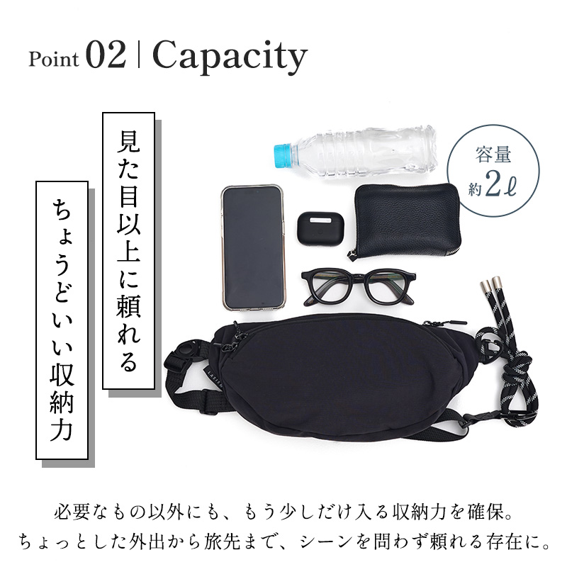 ボディバッグ ショルダーバッグ メンズ レディース 斜めがけ 軽量 撥水 アウトドア ラシエム |  | 07