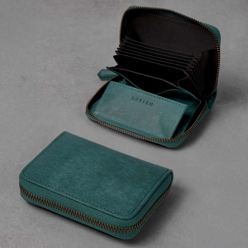 ＼1/3までクーポンで20％off／ミニ財布 メンズ 本革 小さい財布 二つ折り コンパクト カードケース 30代 40代 50代 ラシエム | LASIEM | 01