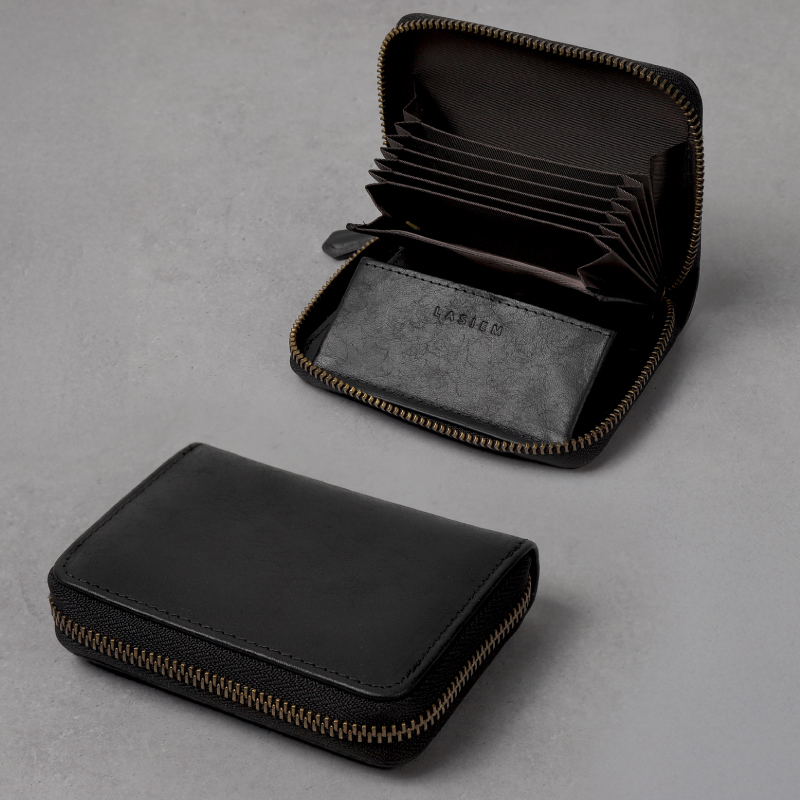 ＼1/3までクーポンで20％off／ミニ財布 メンズ 本革 小さい財布 二つ折り コンパクト カードケース 30代 40代 50代 ラシエム | LASIEM | 04