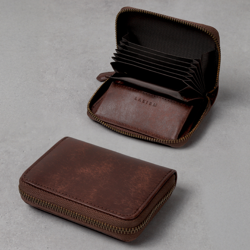 ＼1/3までクーポンで20％off／ミニ財布 メンズ 本革 小さい財布 二つ折り コンパクト カードケース 30代 40代 50代 ラシエム | LASIEM | 05