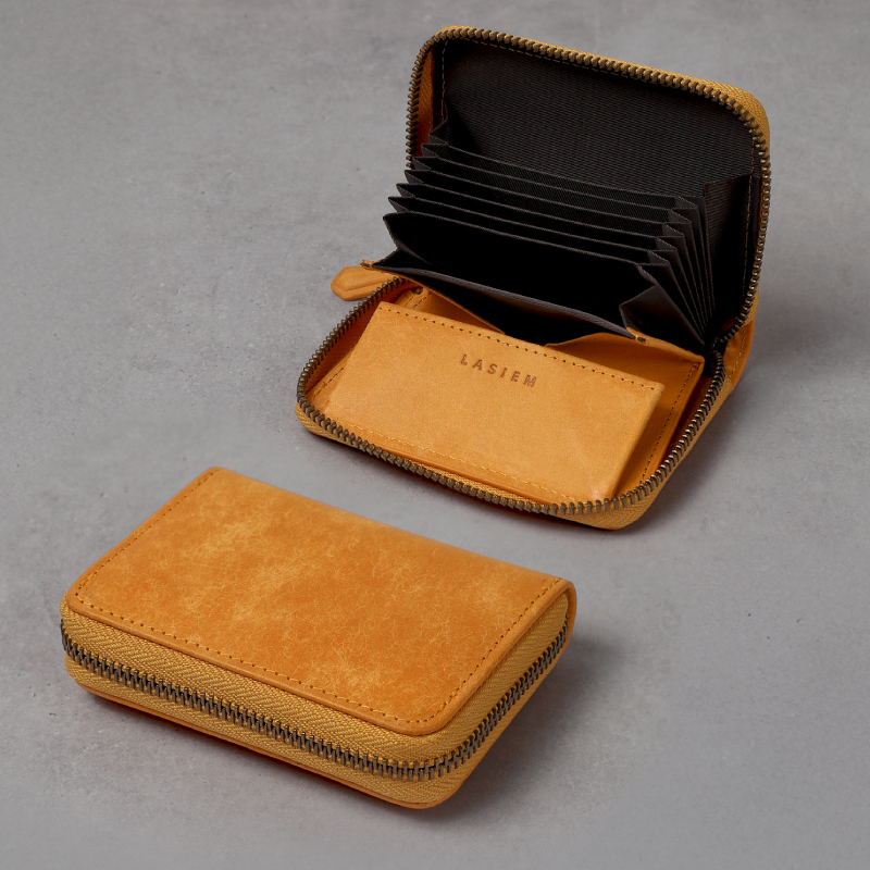 ＼1/3までクーポンで20％off／ミニ財布 メンズ 本革 小さい財布 二つ折り コンパクト カードケース 30代 40代 50代 ラシエム | LASIEM | 03