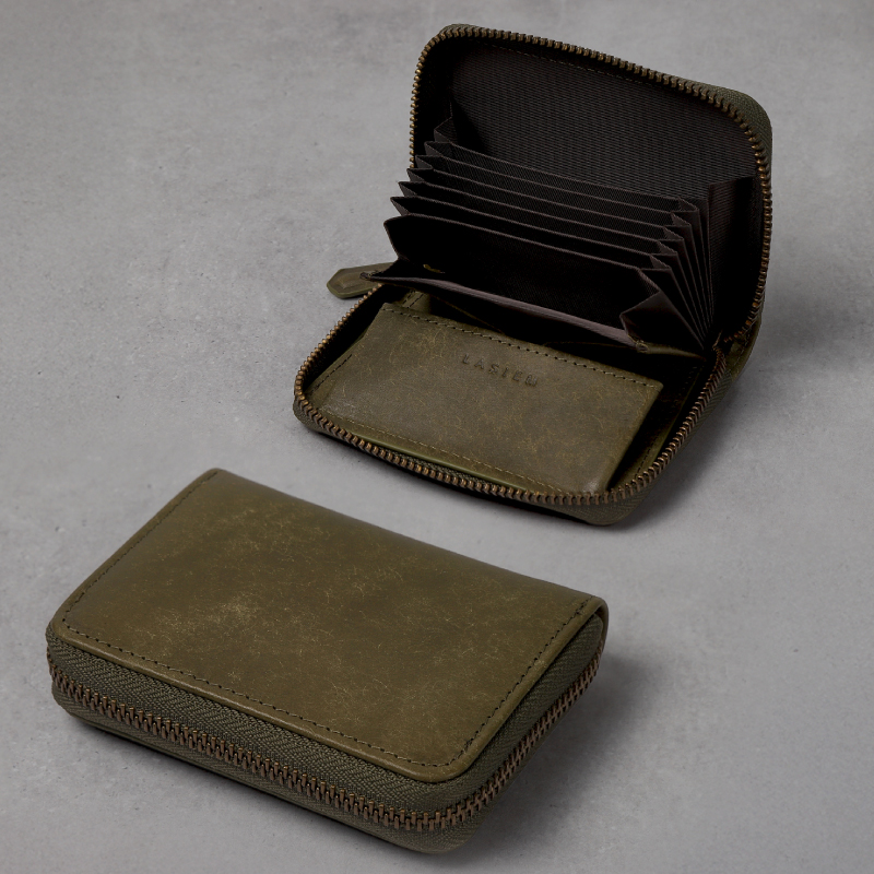 ＼1/3までクーポンで20％off／ミニ財布 メンズ 本革 小さい財布 二つ折り コンパクト カードケース 30代 40代 50代 ラシエム | LASIEM | 02