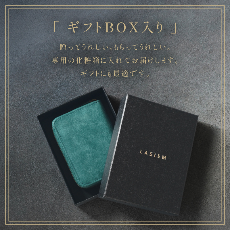 ＼1/3までクーポンで20％off／ミニ財布 メンズ 本革 小さい財布 二つ折り コンパクト カードケース 30代 40代 50代 ラシエム | LASIEM | 20