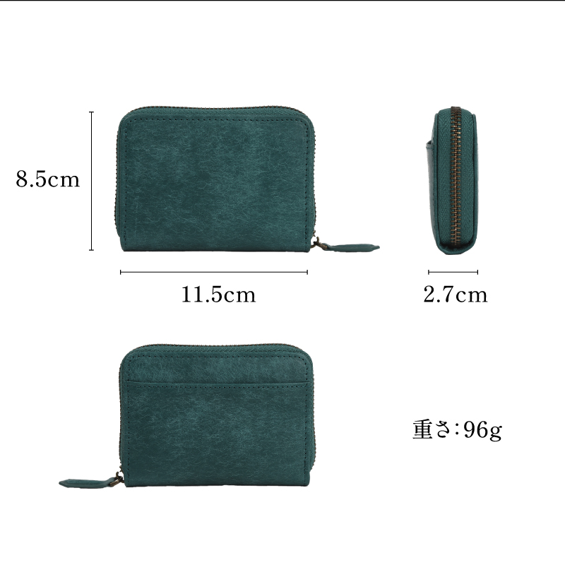 ＼1/3までクーポンで20％off／ミニ財布 メンズ 本革 小さい財布 二つ折り コンパクト カードケース 30代 40代 50代 ラシエム | LASIEM | 24