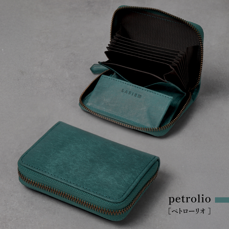 ＼1/3までクーポンで20％off／ミニ財布 メンズ 本革 小さい財布 二つ折り コンパクト カードケース 30代 40代 50代 ラシエム | LASIEM | 08