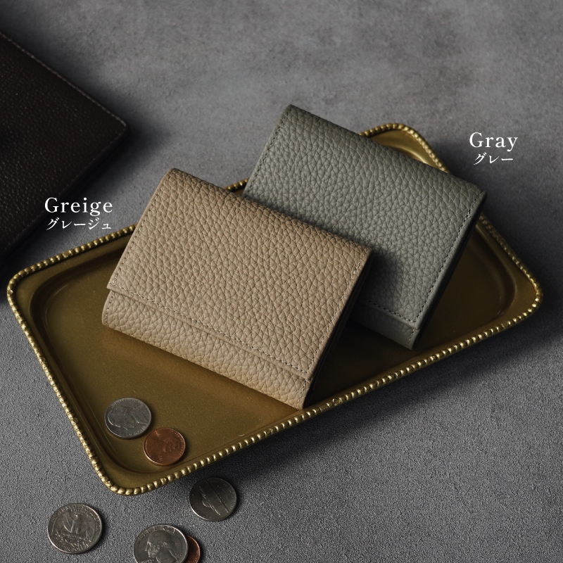 ＼1/3までクーポンで20％off／三つ折り財布 メンズ 本革 ミニ財布 小さい 薄型 コンパクト 牛革 30代 40代 50代 ラシエム | LASIEM | 18