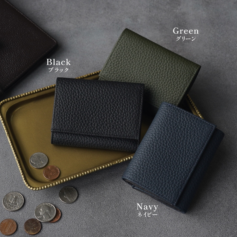 ＼1/3までクーポンで20％off／三つ折り財布 メンズ 本革 ミニ財布 小さい 薄型 コンパクト 牛革 30代 40代 50代 ラシエム | LASIEM | 19