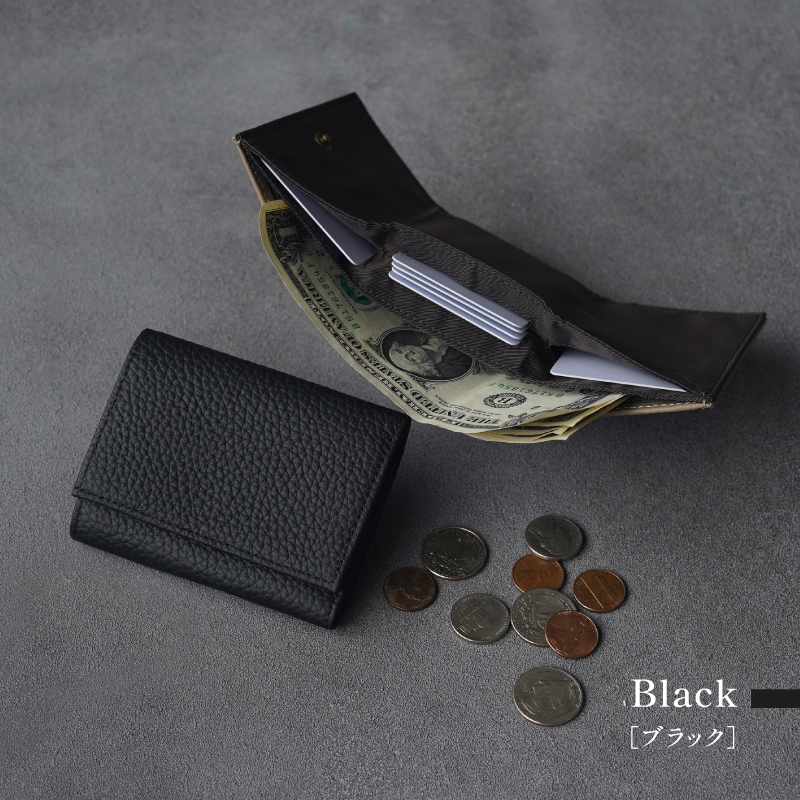 ＼1/3までクーポンで20％off／三つ折り財布 メンズ 本革 ミニ財布 小さい 薄型 コンパクト 牛革 30代 40代 50代 ラシエム | LASIEM | 01