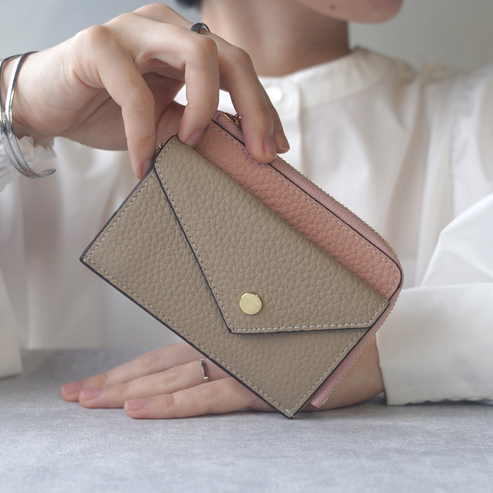 フラグメントケース ミニ財布 レディース 本革 小銭入れ付き 薄型 薄い スリム カードケース 30代 40代 50代 ラシエム | LASIEM | 03