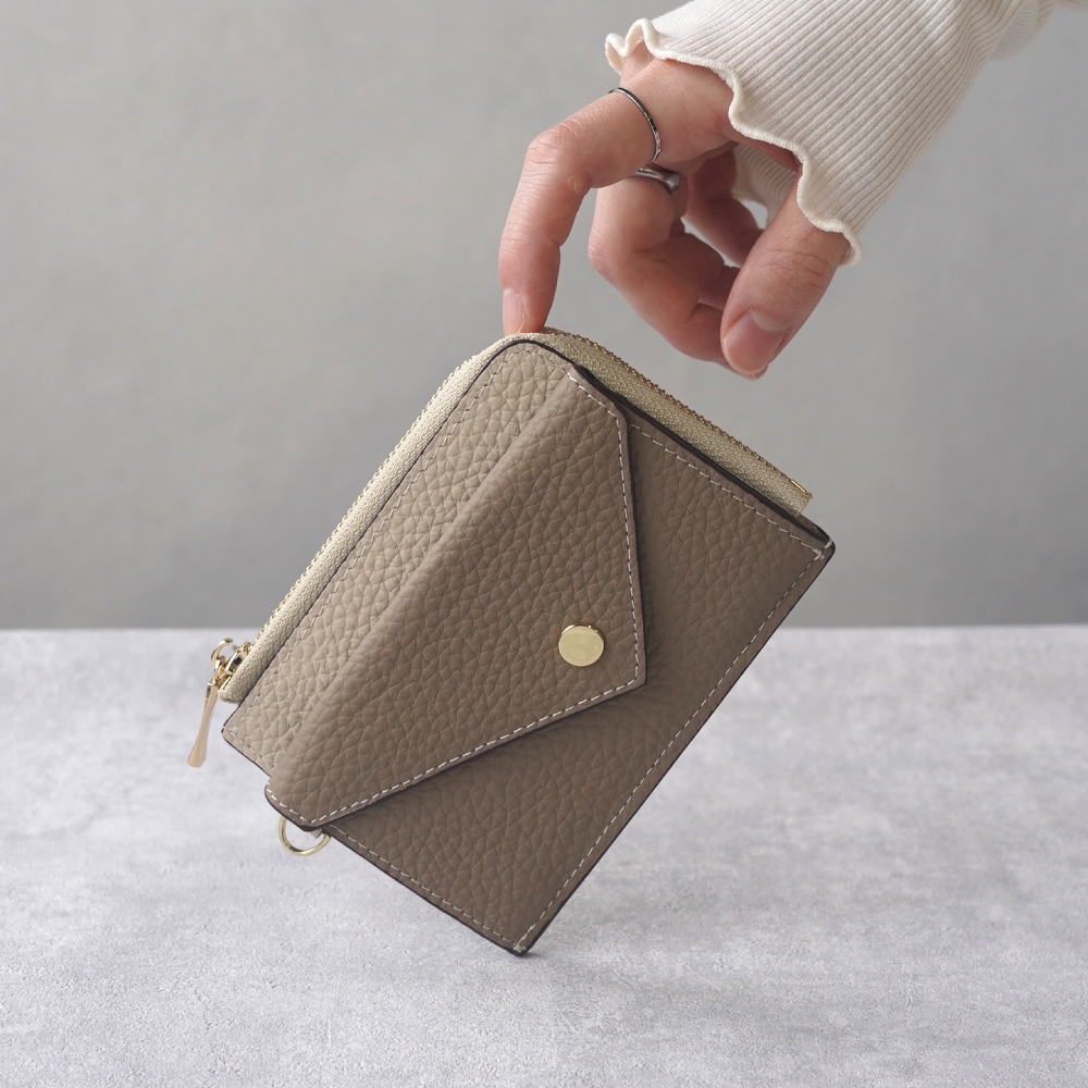 フラグメントケース ミニ財布 レディース 本革 小銭入れ付き 薄型 薄い スリム カードケース 30代 40代 50代 ラシエム | LASIEM | 04