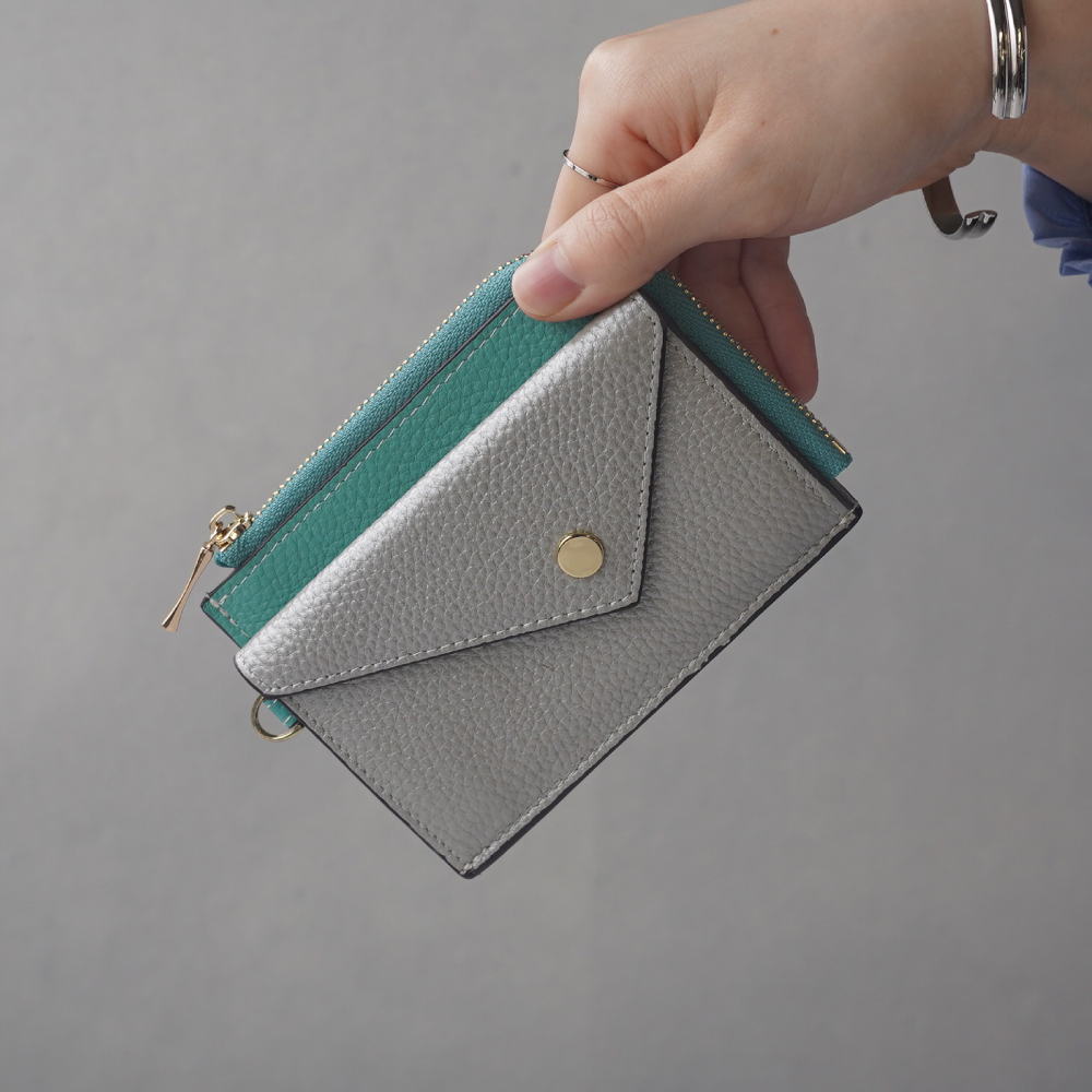 フラグメントケース ミニ財布 レディース 本革 小銭入れ付き 薄型 薄い スリム カードケース 30代 40代 50代 ラシエム | LASIEM | 05