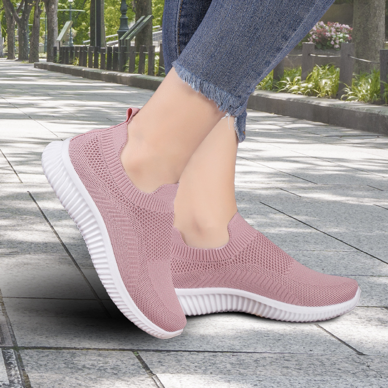 ＼1/3までクーポンで20％off／スリッポン スニーカー レディース 軽量 50代 歩きやすい クッション 黒 グレー ピンク ラシエム | LASIEM | 03