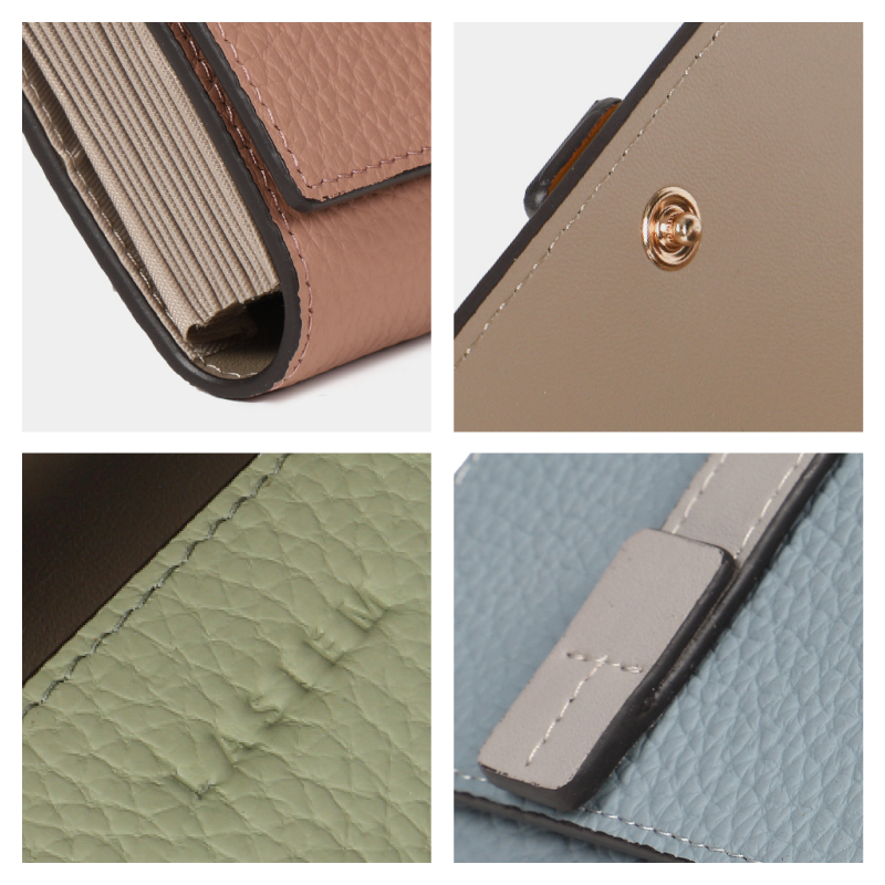 カードケース レディース 本革 三つ折り ベルト付き スキミング防止 おしゃれ かわいい 30代 40代 50代 ラシエム | LASIEM | 25