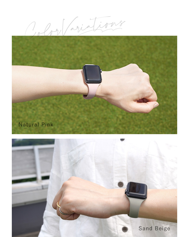 ＼1/3までクーポンで20％off／アップルウォッチ バンド レディース シリコン ベルト apple watch スポーツ おしゃれ かわいい スリム 細い | LASIEM | 10